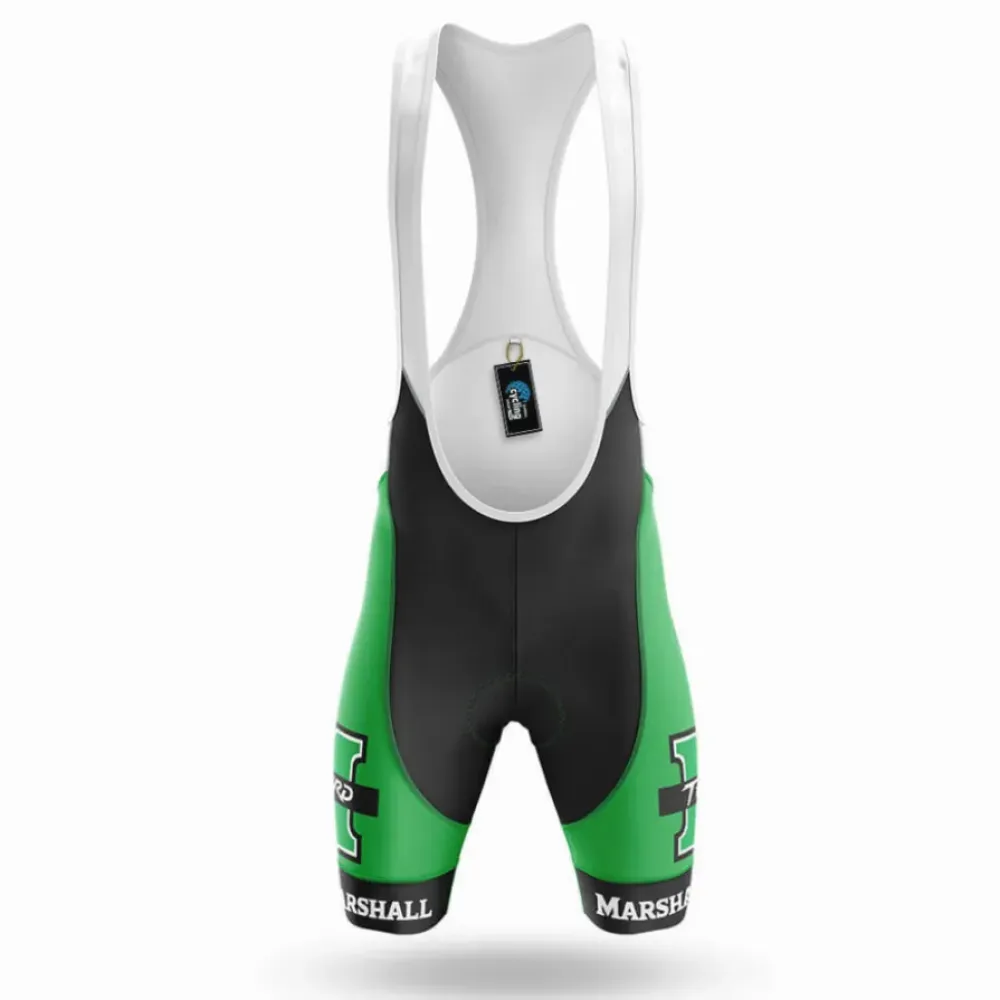 Marshall University Long Sleeve Cycling Jersey Buffalo Green/Black/White