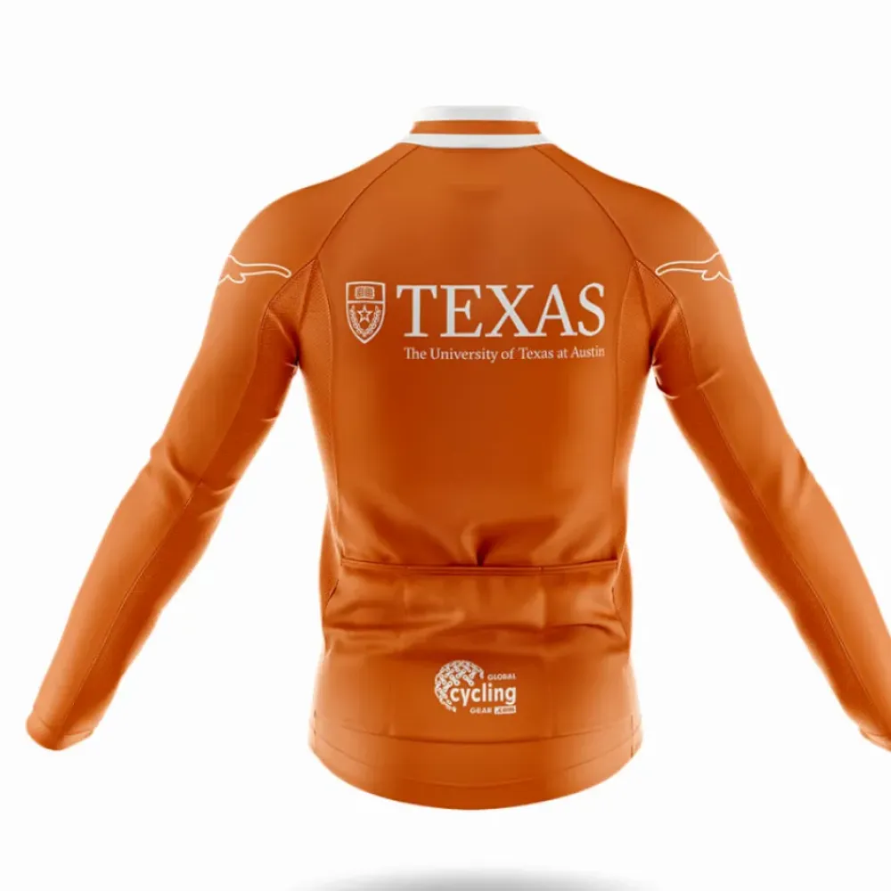 University of Texas Austin Cycling Jersey Texas Pride Orange/White/Gold