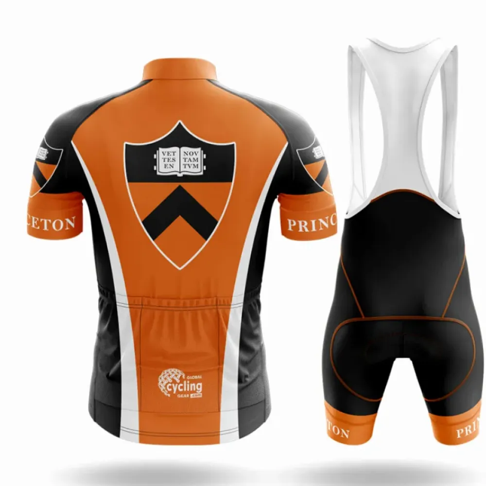 Princeton Cycling Bibs Comfortable Black/Orange/White