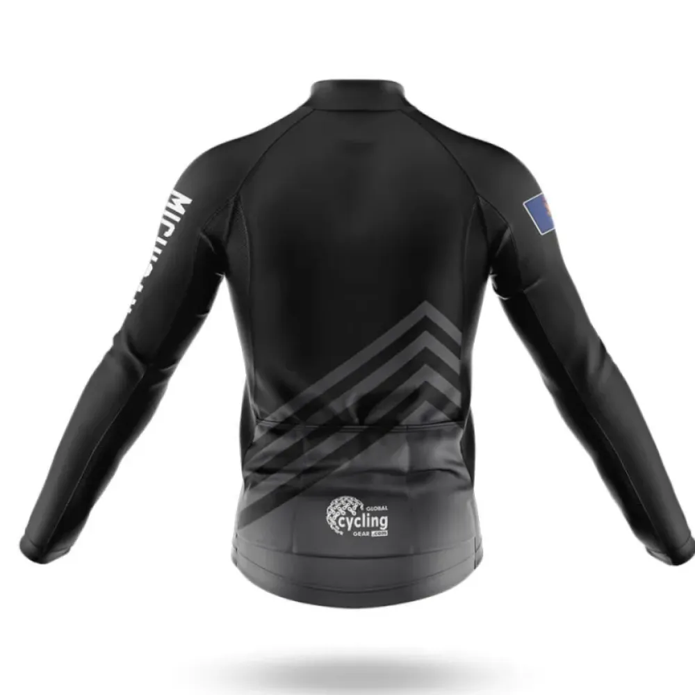 Michigan S4 Cycling Bibs Black/White/Blue