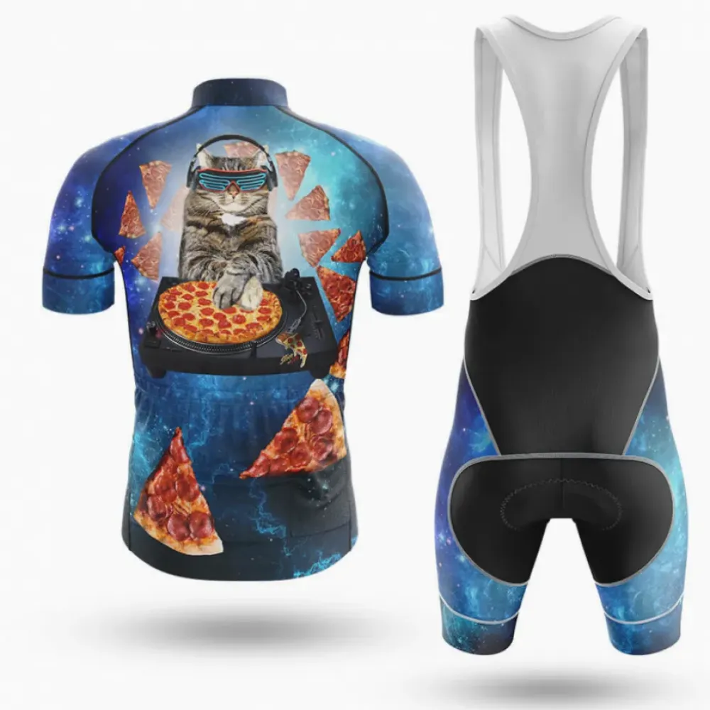 DJ Pizza Cat Cycling Kit Space Blue/Purple/Black