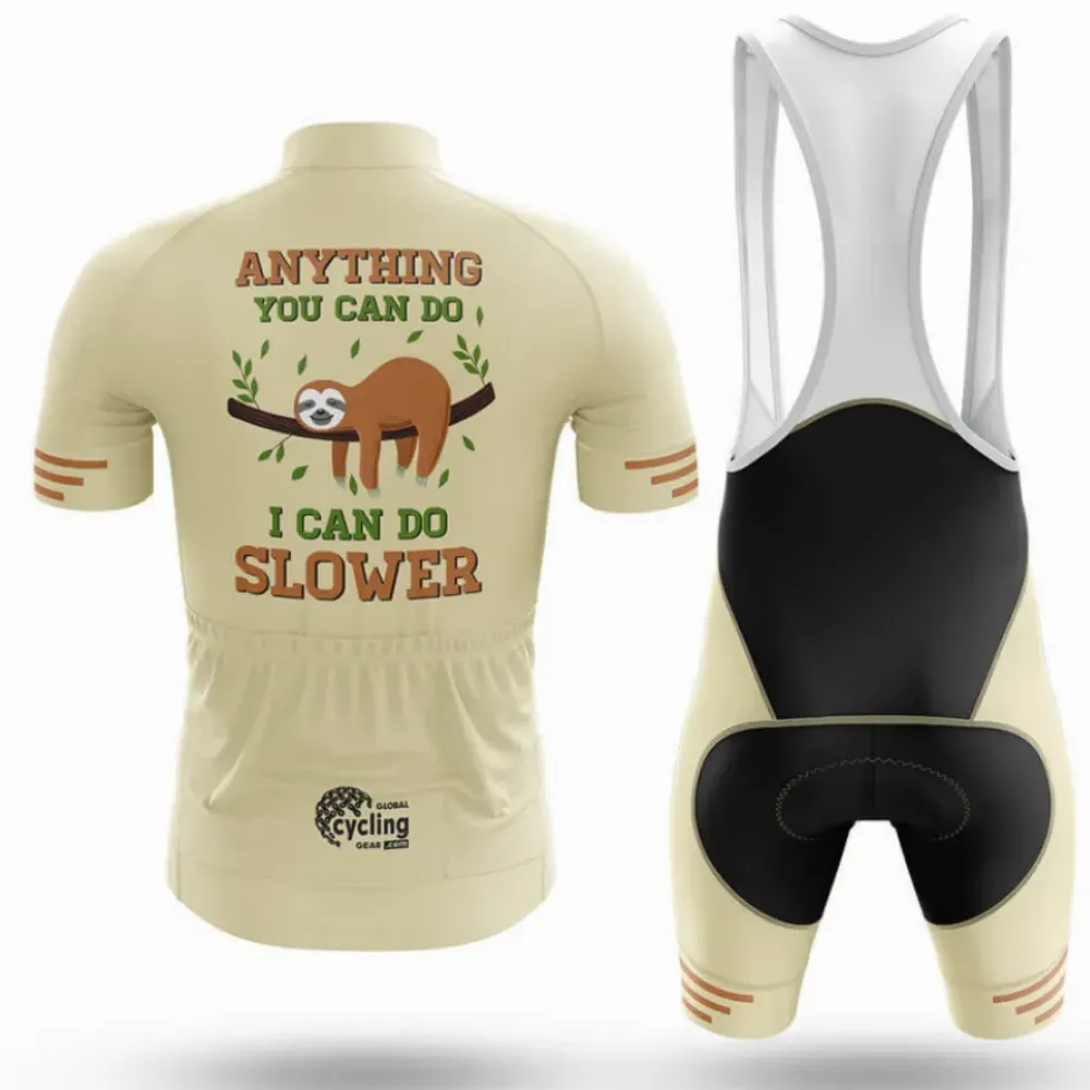 Cycling Kit Sloth Anything You Can Do Beige/Black/Tan