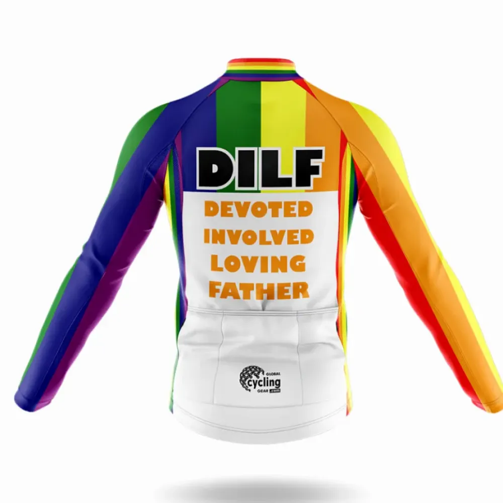 Cycling Bibs Rainbow Black/Orange/Purple