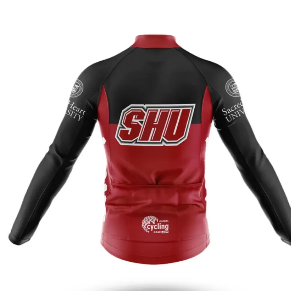 Sacred Heart University Cycling Bibs Ver.2 Breathable Black/Red/White