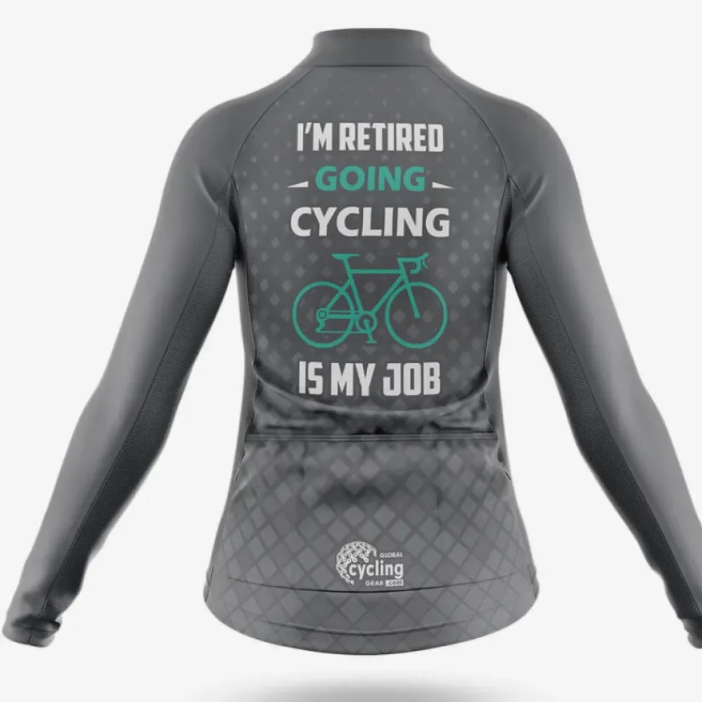 Cycling Is My Job V4 Breathable Gray/Black/Green