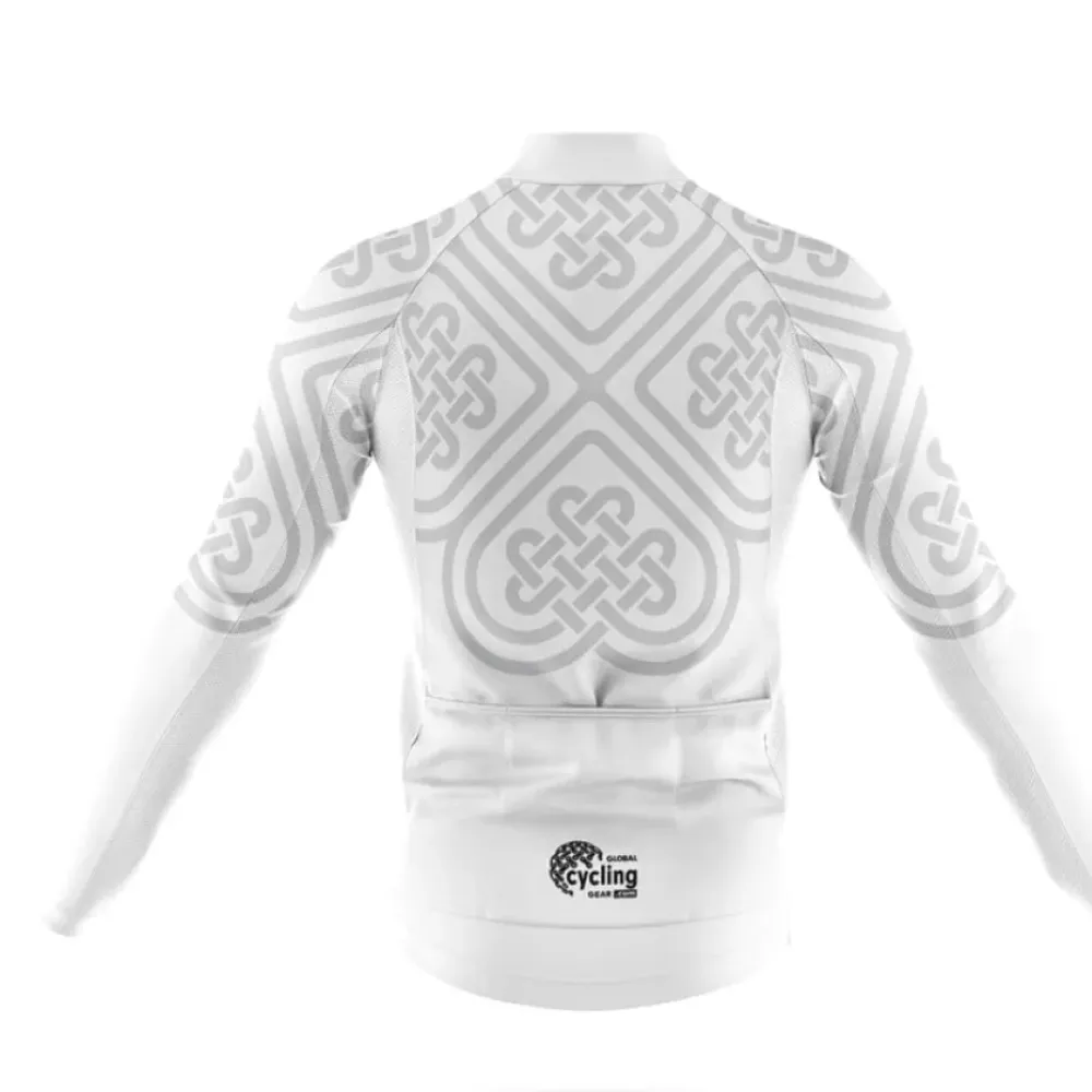 Schweiz S13 Long Sleeve Cycling Jersey White/Grey/Red
