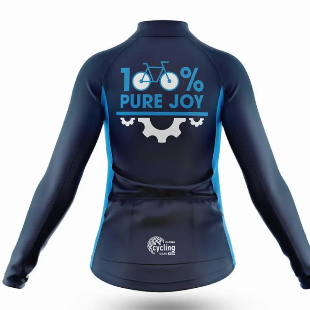 Pure Joy Women's Cycling Shorts Blue/White/Navy