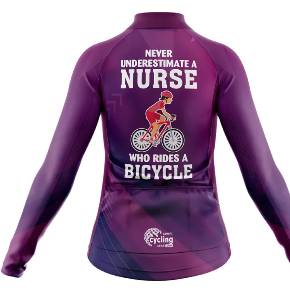 Cycling Nurse V5 Geometric Purple/Black/Purple