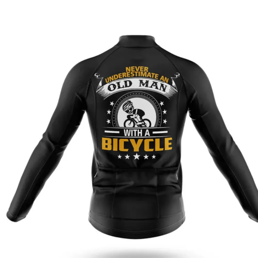 Old Man V4 Cycling Kit Bold Design Black/Gold/White