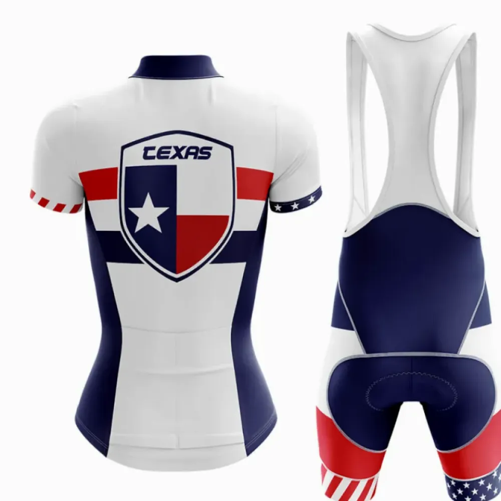 Texas V5 Cycling Shorts Navy/Red/White