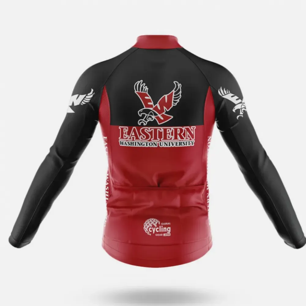 Eastern Washington University Cycling Bibs Ver.2 Breathable Black/Red/White