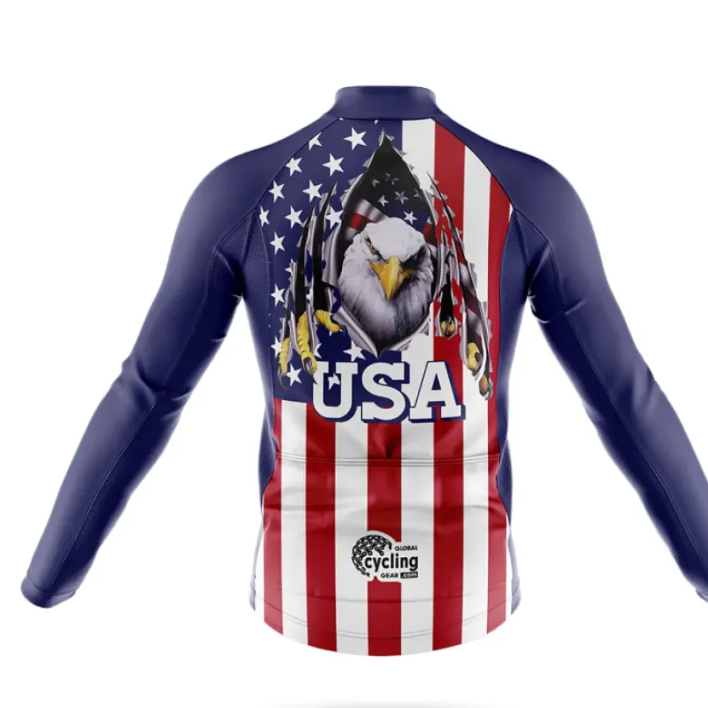 USA Cycling Bibs Stars & Stripes Navy/Red/White