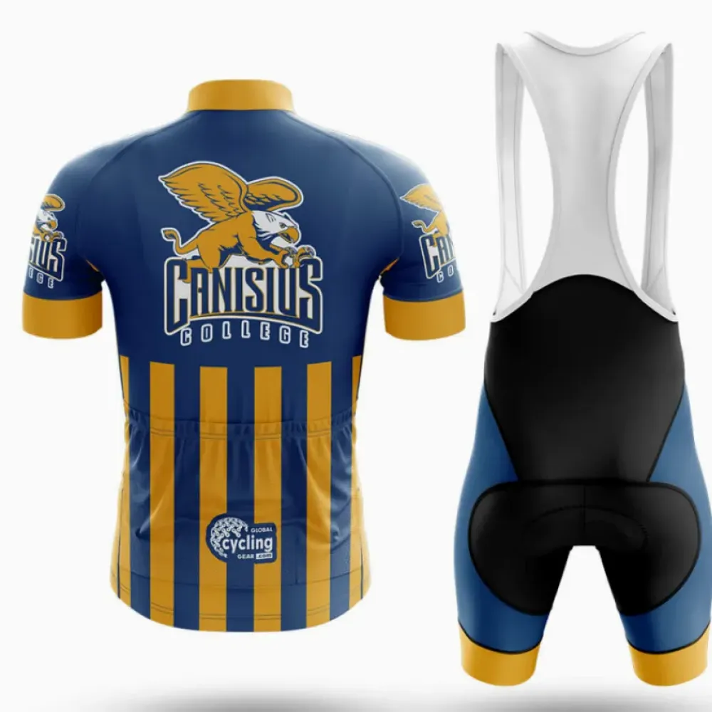 Canisius College Cycling Bibs Blue/Gold/White