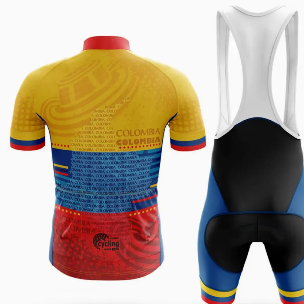Colombian Pride Cycling Kit Full Set Blue/Yellow/Red
