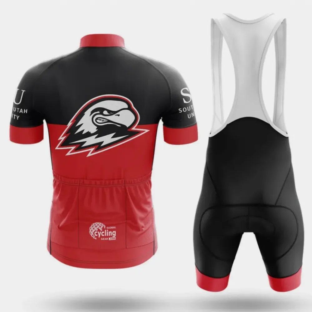 Southern Utah University Cycling Jersey Eagle Logo Red/Black/White