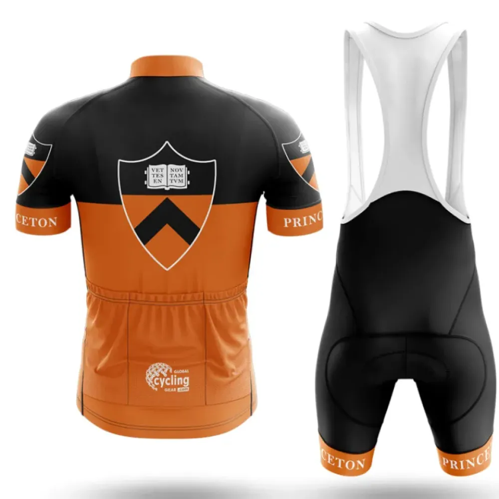 Princeton Cycling Kit Full Set Ver.2 Unique Design Orange/Black/White