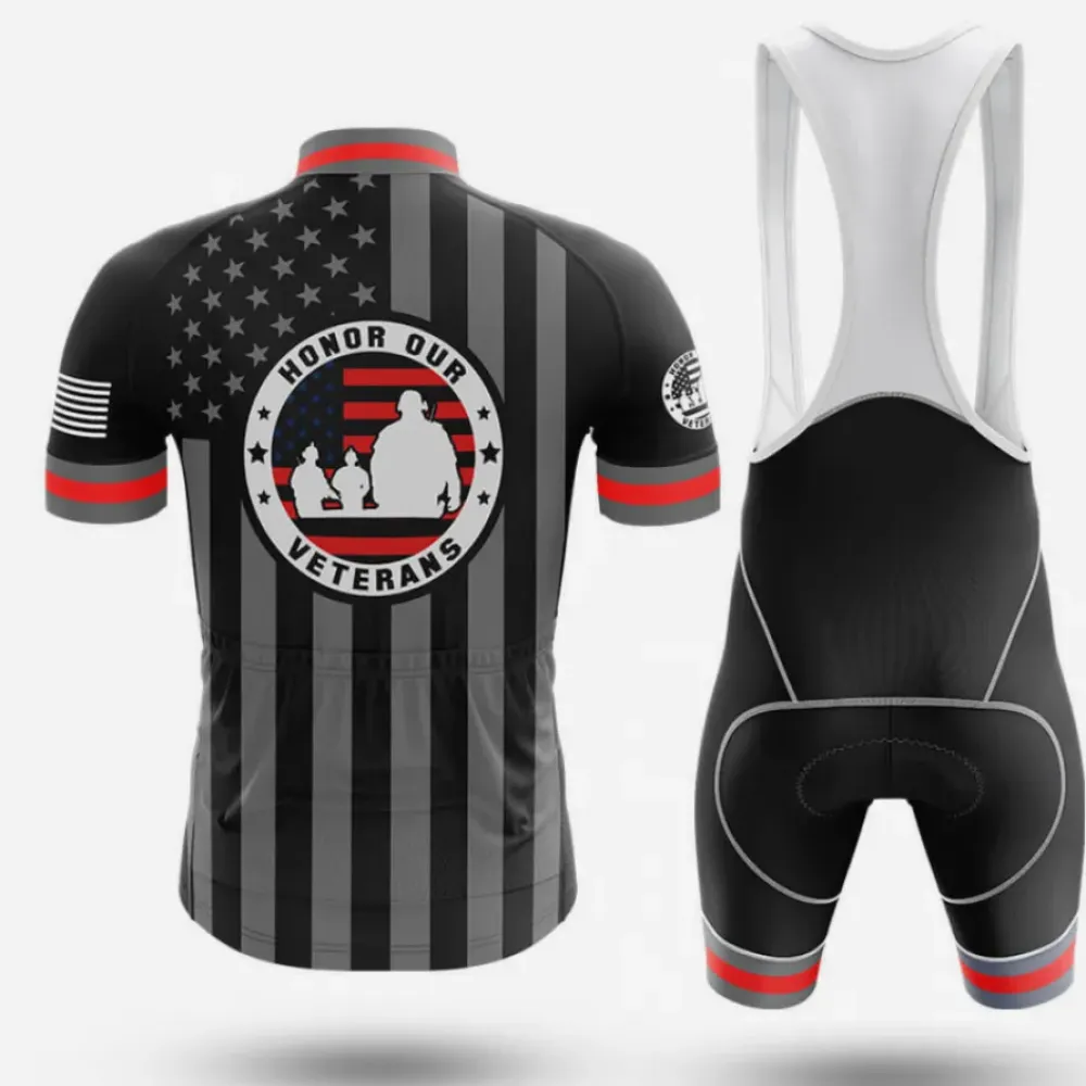 Veterans Honor Cycling Kit American Pride Black/Red/White