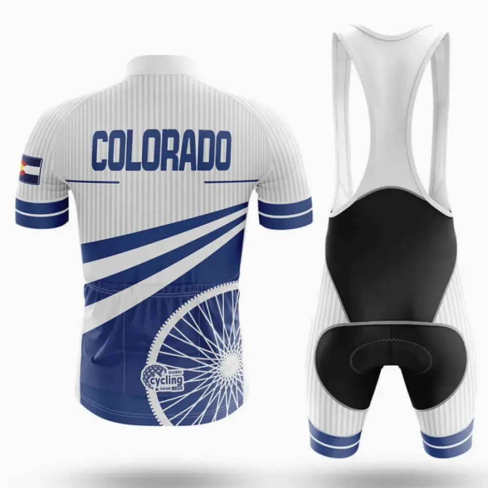 Colorado S28 Cycling Bibs White/Black/Blue