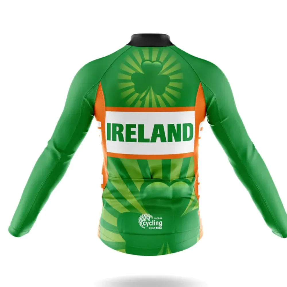 Ireland Icon Cycling Jersey Green/Orange/White