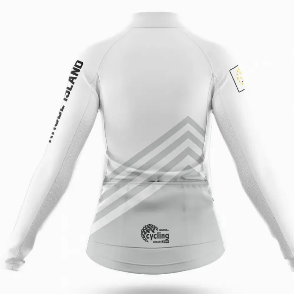 Rhode Island S4 White Cycling Shorts