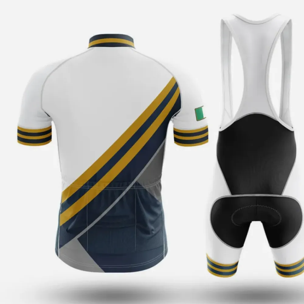 Ireland V15 Cycling Bibs Irish Flag Black/White/Gold