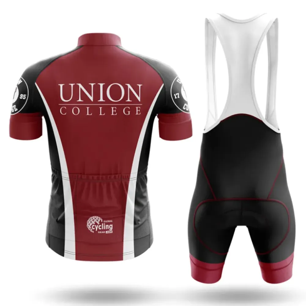 Union College Cycling Kit Full Set Black/Red/White