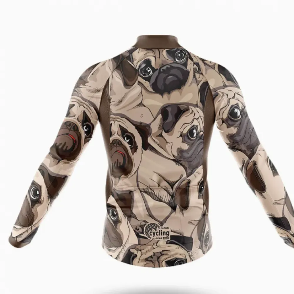 Subpups Pug Cycling Kit Camo Beige/Brown/White