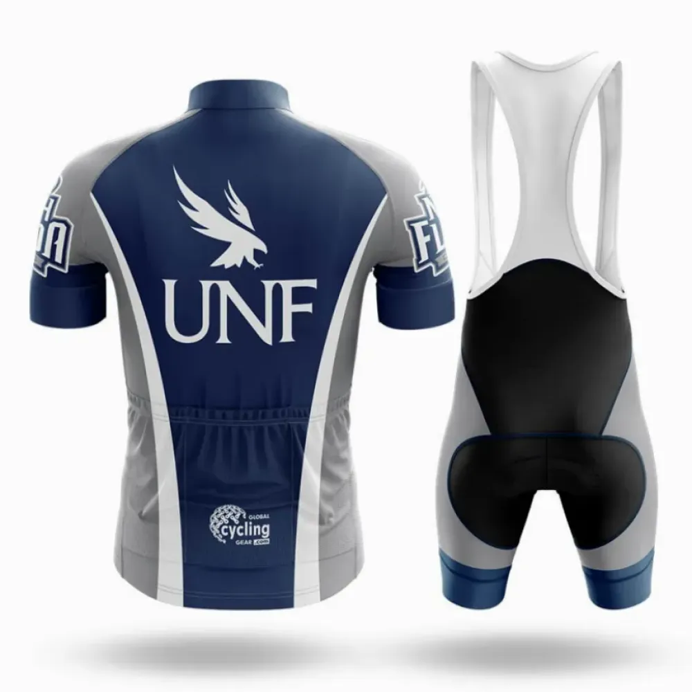 University of North Florida Cycling Jersey Navy/White/Grey