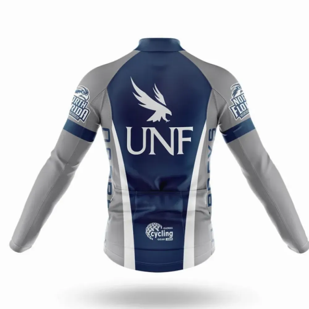 University of North Florida Cycling Jersey Navy/White/Grey