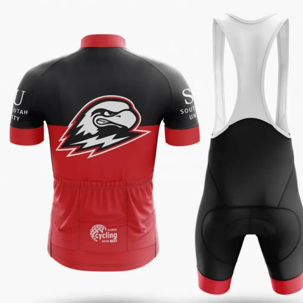Southern Utah University Cycling Bibs Ver.2 Breathable Black/Red/White