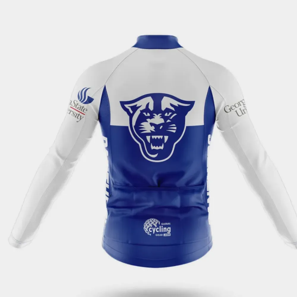 Georgia State University Cycling Kit Full Set Blue/White/Black