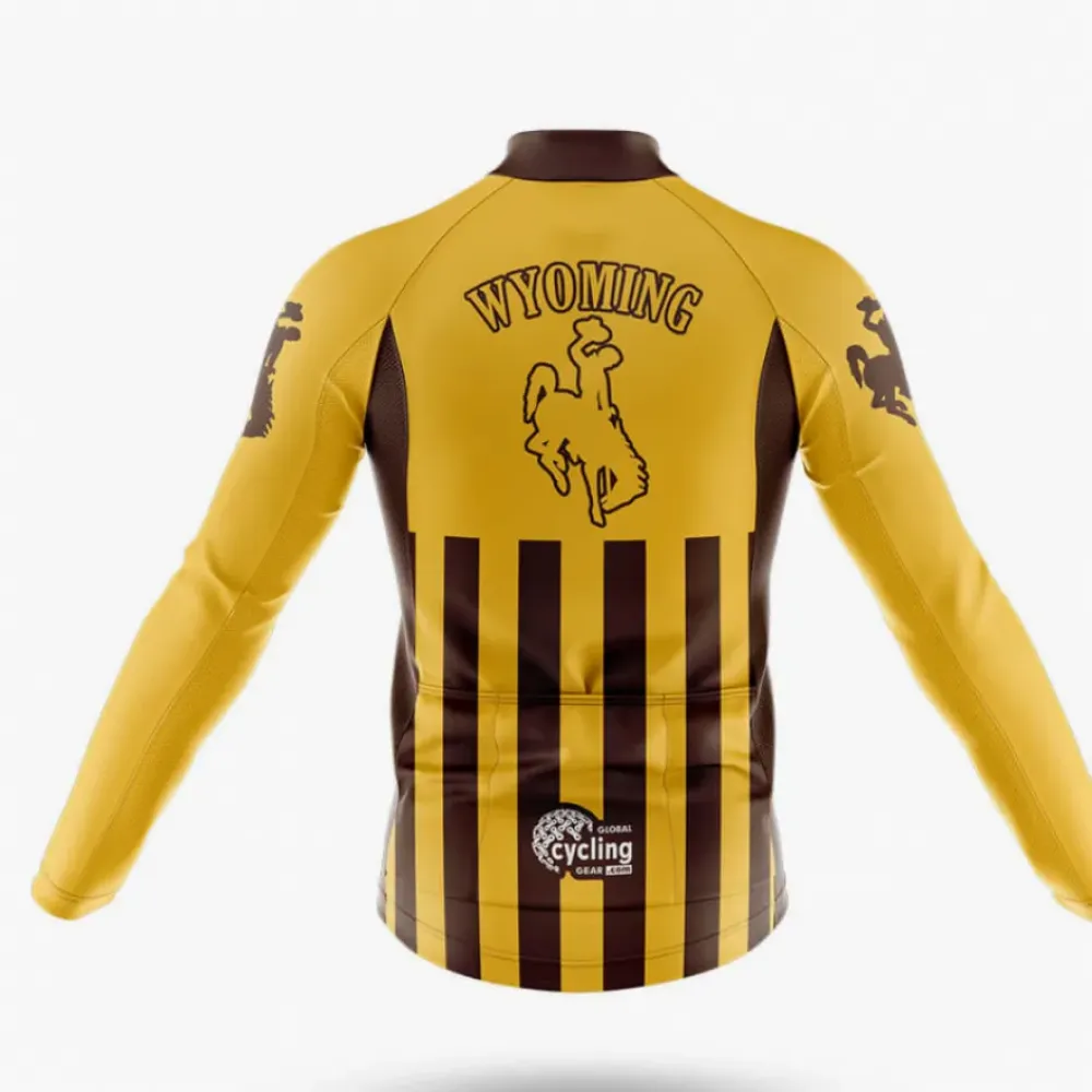 University of Wyoming Cycling Bibs Yellow/Black/Gold