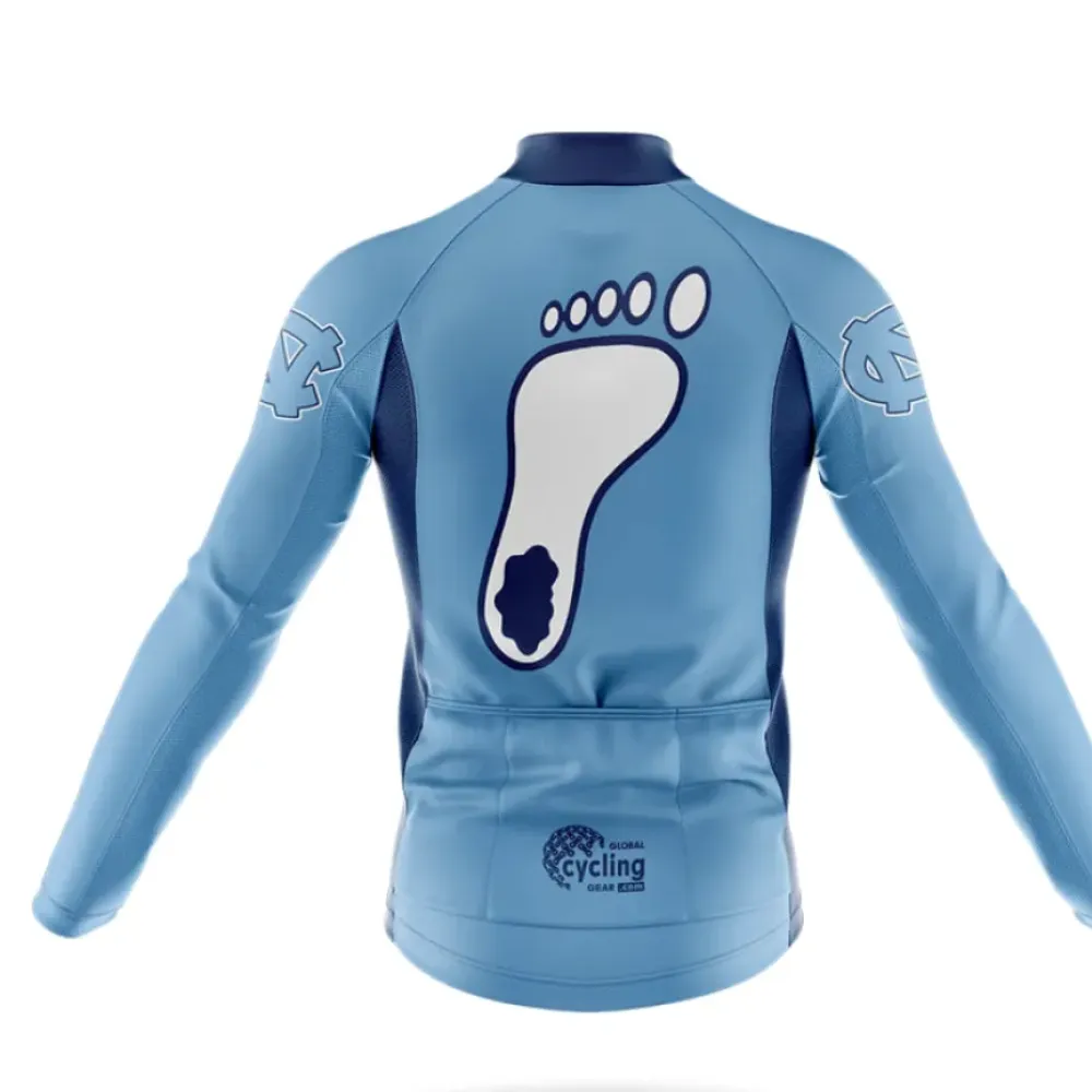 Tar Heels Cycling Kit Footprint Light Blue/Black/White