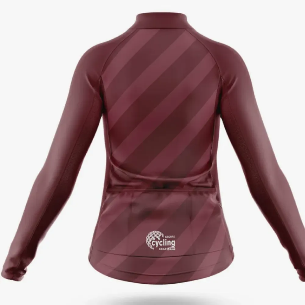 Heartbeat Women's Cycling Kit Anatomical Heart Maroon/Black/Burgundy