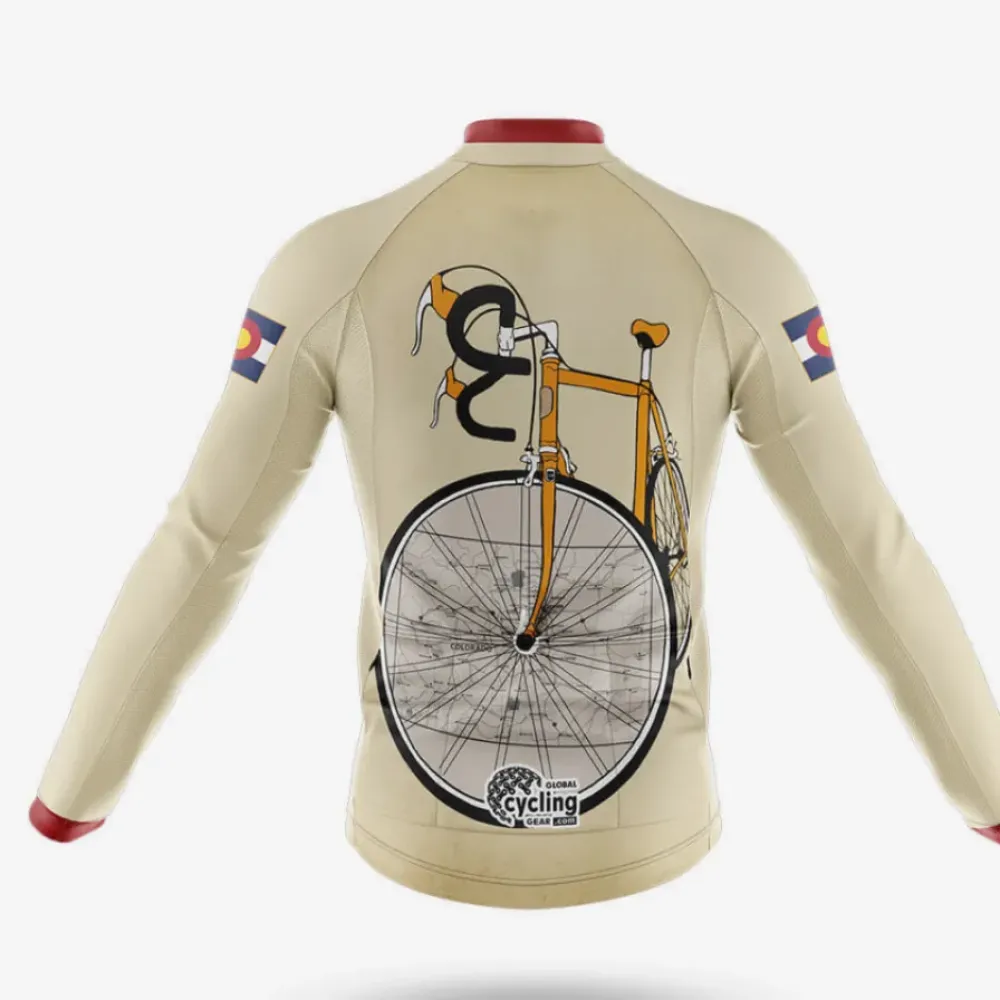 Colorado Riding Club Long Sleeve Cream/Red/Dark Blue