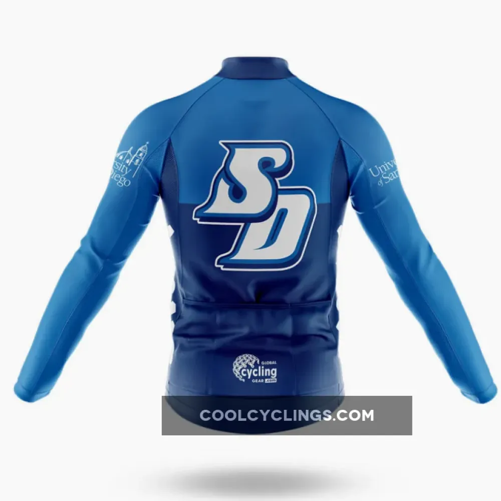 San Diego Cycling Kit Full Set Blue/Black/White