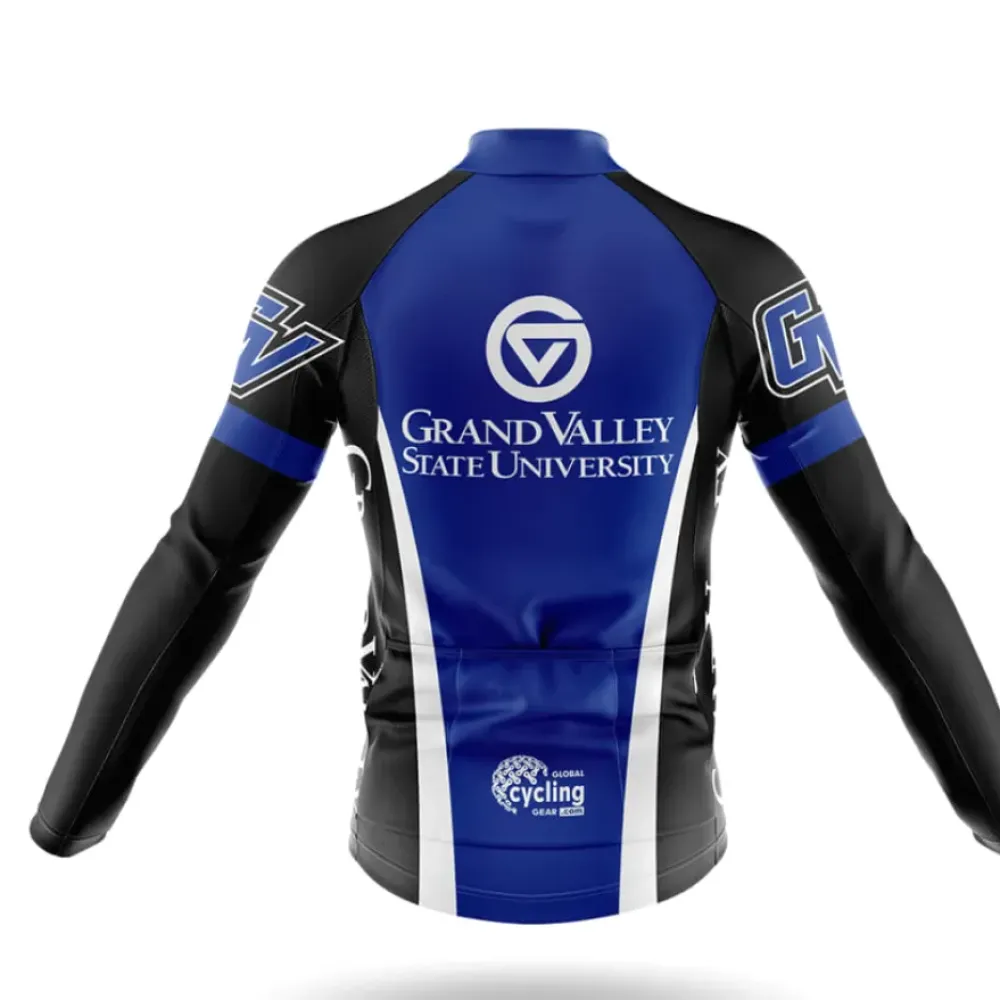 Grand Valley State University Cycling Bibs Comfortable Black/Blue/White