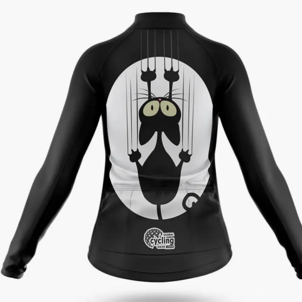Women's Cycling Kit Black Cat Clawing Clawing/Black/Cat
