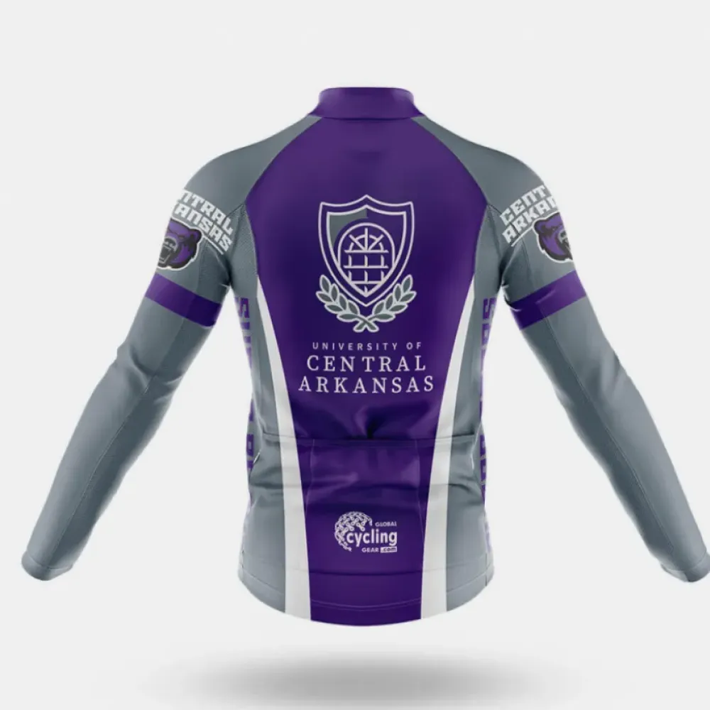 University of Central Arkansas Cycling Kit Full Set Purple/Grey/White