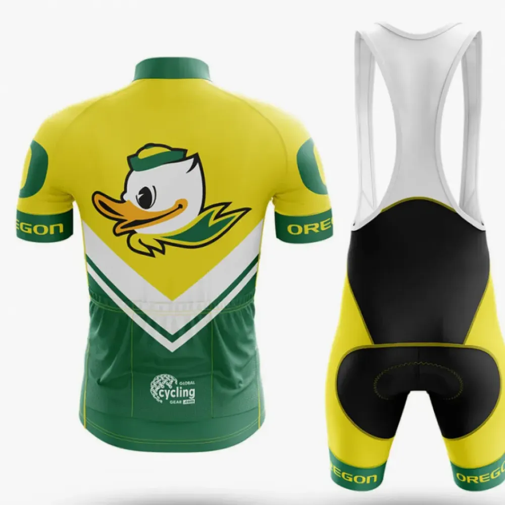 Oregon Bibs Cycling Yellow/Black/Green