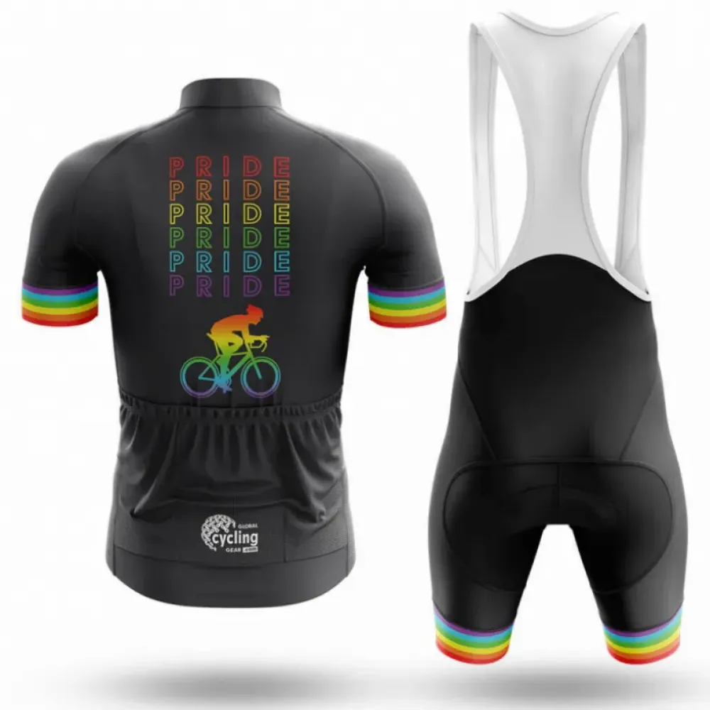 Pride Long Sleeve Cycling Jersey Rainbow/Black/Green