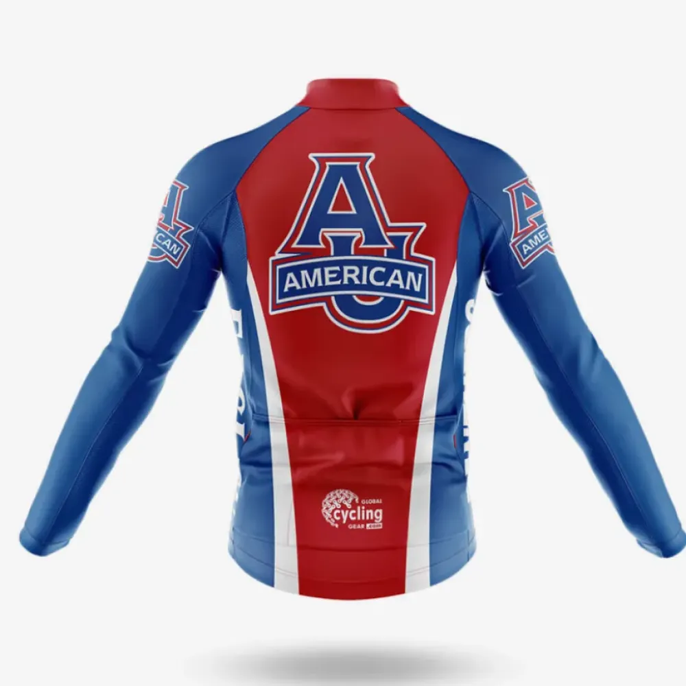 American University Cycling Jersey Red/Blue/White
