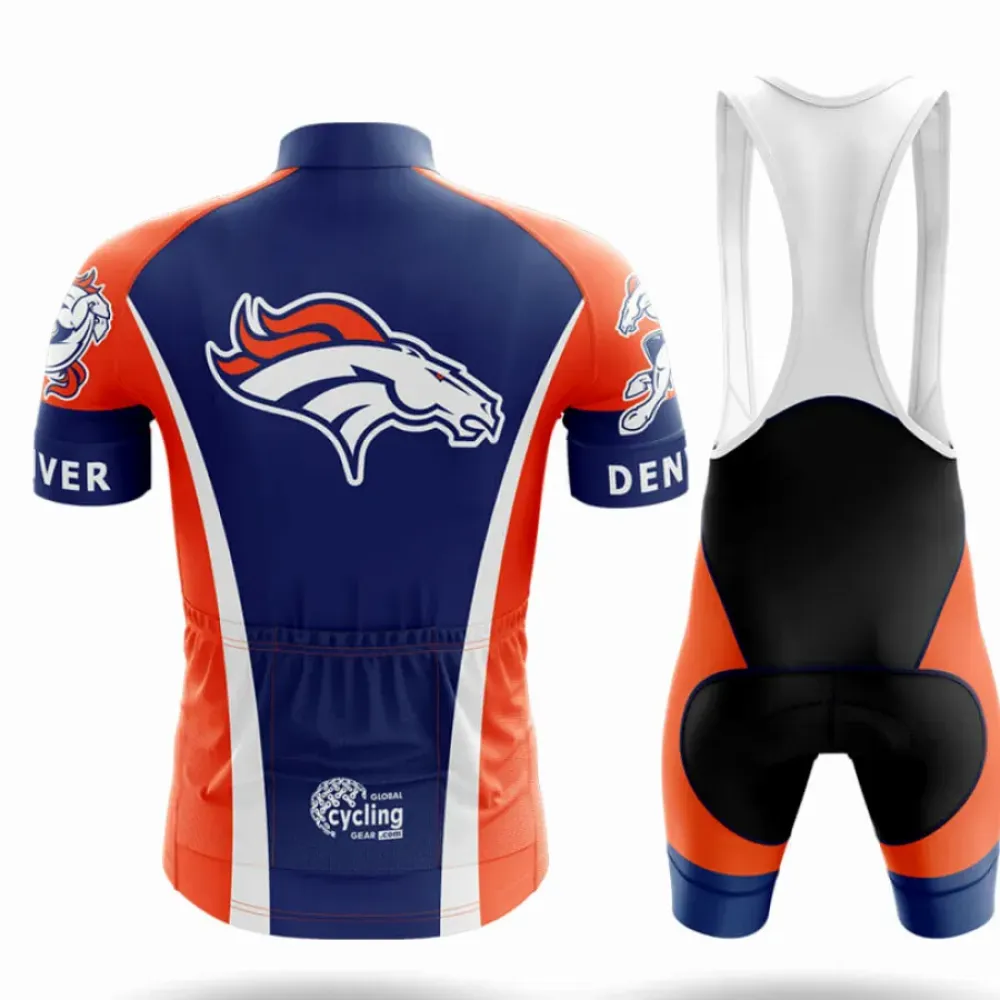 Denver Broncos Cycling Kit Orange Crush Navy/White/Orange
