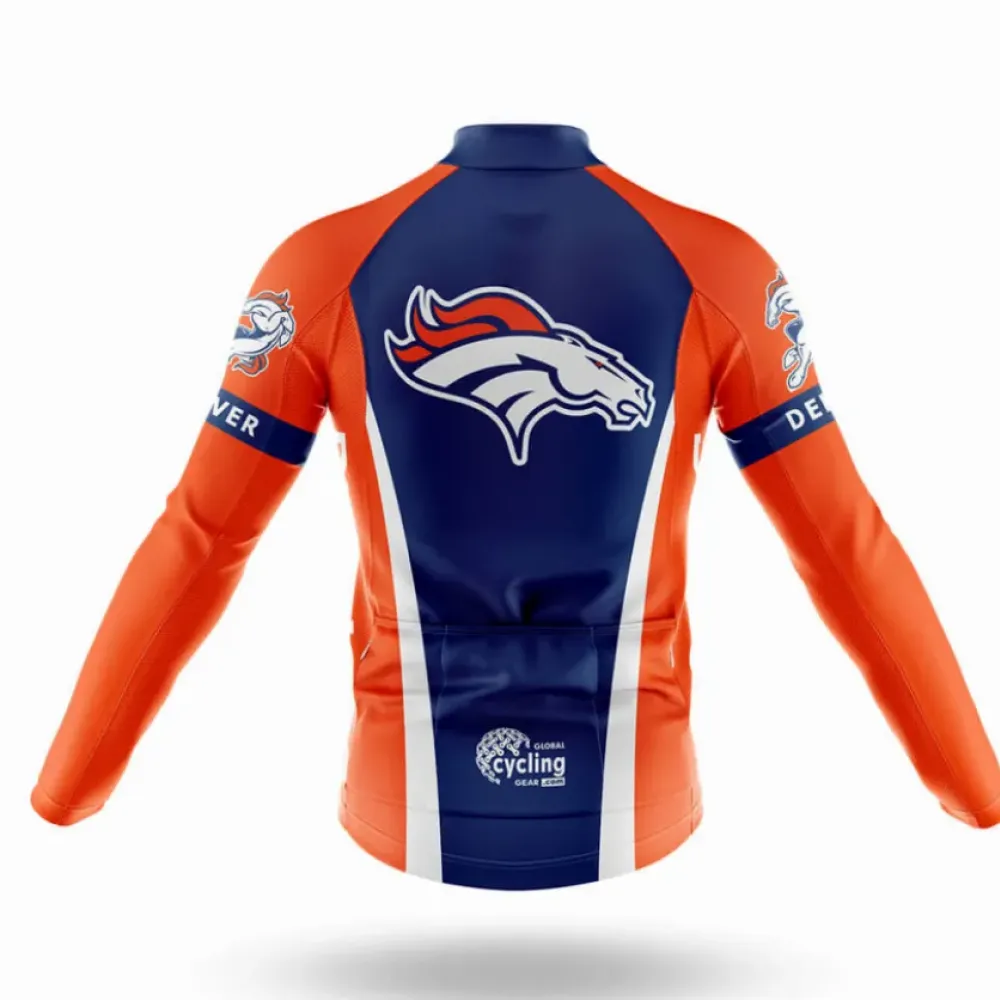 Denver Broncos Cycling Kit Orange Crush Navy/White/Orange