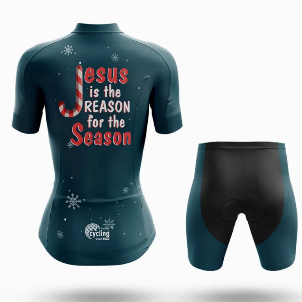 Jesus Is The Reason Cycling Shorts Teal/Black/Grey