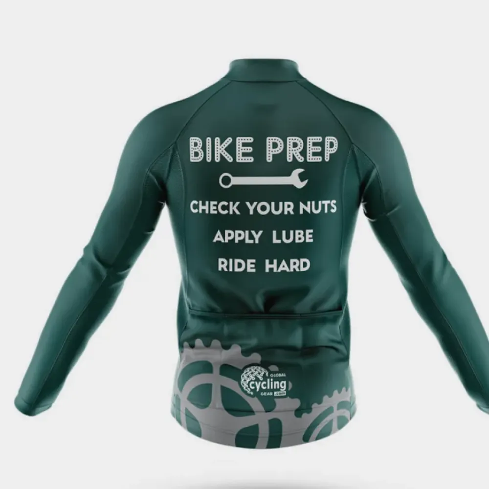 Cycling Bibs Comfortable White/Green/Black