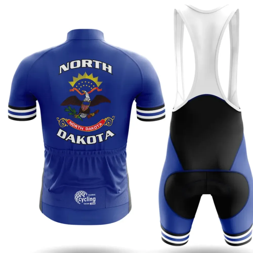 Cycling Bibs North Dakota Blue/White/Black