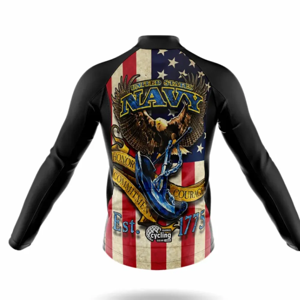 Navy Retro American Flag Black/Red/White