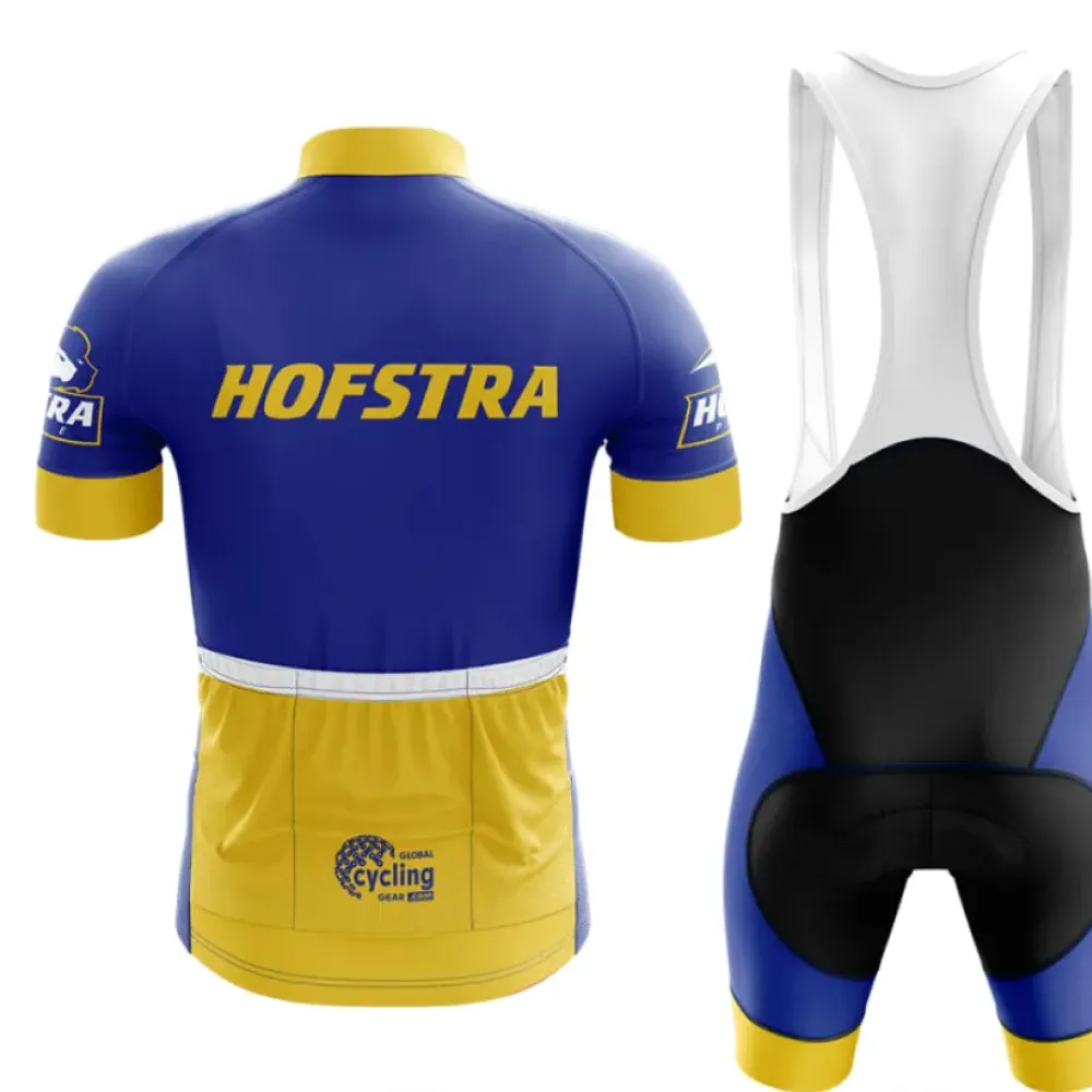 Hofstra Cycling Bibs Comfortable Blue/Yellow/White