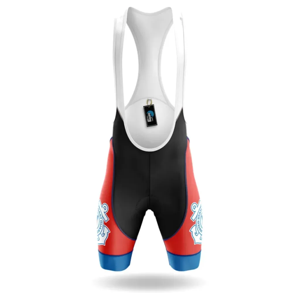 US Coast Guard Riders Long Sleeve Cycling Jersey Blue/Red/White